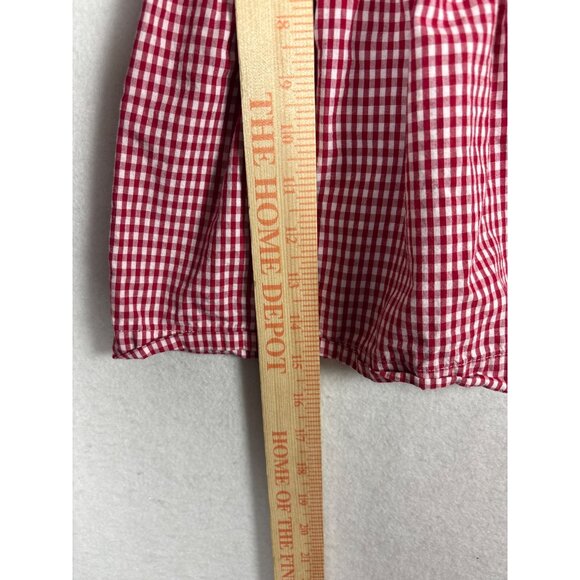 Talbots Kids Red & White Gingham Dress With Matching Bloomer - Picture 4 of 7